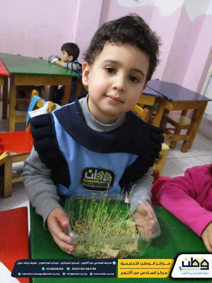 The small farmer with our Kindergarten children ...