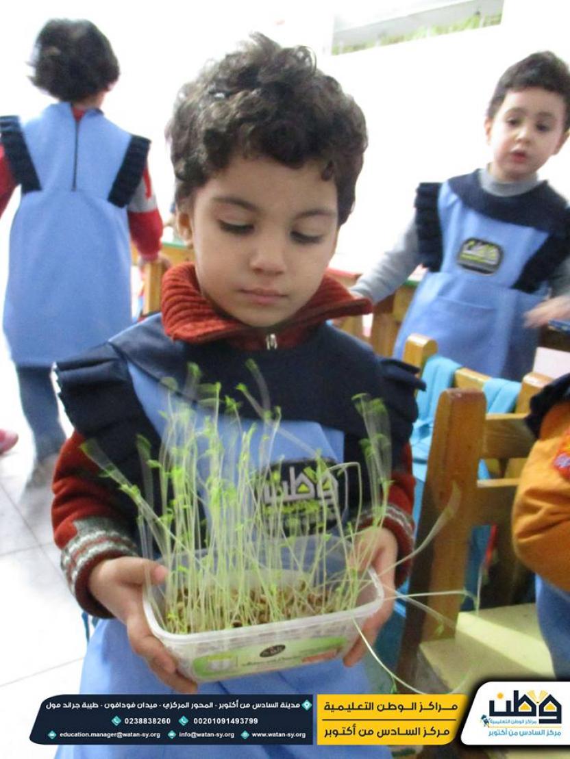 The small farmer with our Kindergarten children ...