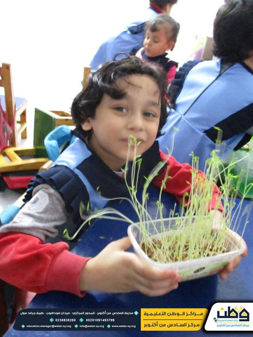 The small farmer with our Kindergarten children ...