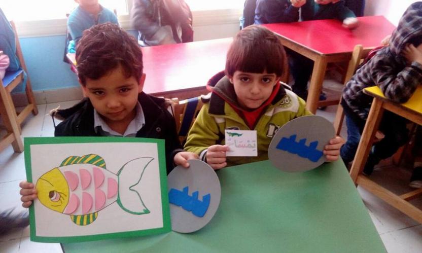 "S" and "SH" letters activities with Future Flowers Class - KG 2.