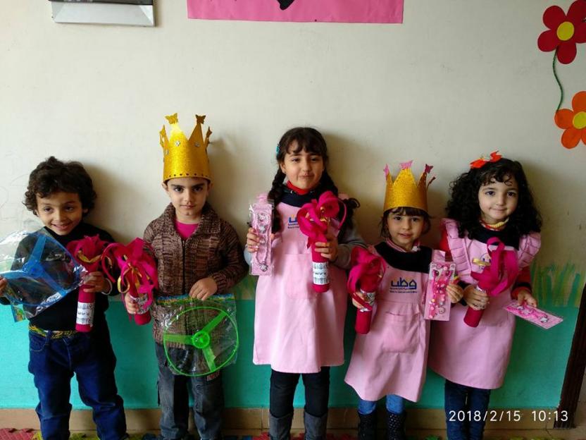 Our special students in memorizing the holy Quran at future builders Class - KG 2