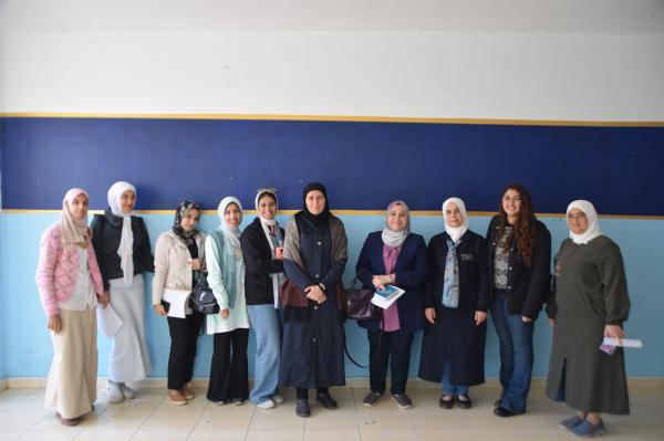 A visit by a delegation from the "Faculty of Education" of 6 October University